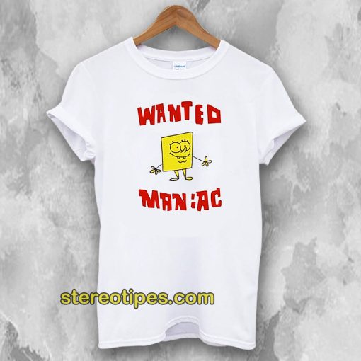 Wanted Maniac SpongeBob T-Shirt