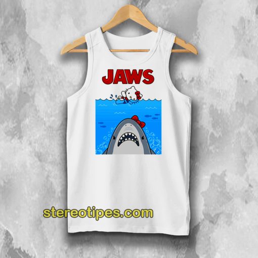 jaws hello kitty tanktop