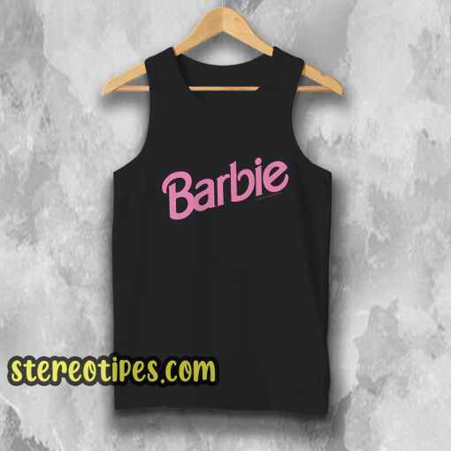 Barbie Pink Logo Tank Top