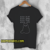 Black Shirt Jeans Shoes Cats T-Shirt