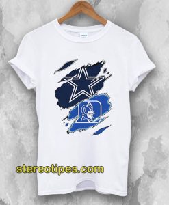 Dallas Cowboys And Duke Blue Devils T-Shirt