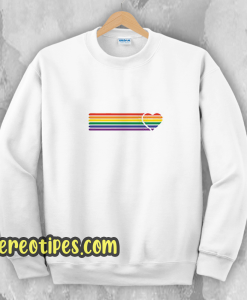 Gay Pride Rainbow Colour Sweatshirt