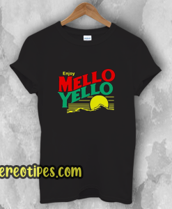 80's Retro Enjoy Mellow Yellow Drink T Shirt