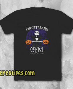 Halloween Town Gym Jack Skellington T-Shirt