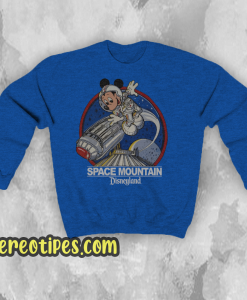 Space Mountain Mickey Mouse Sweatshirt