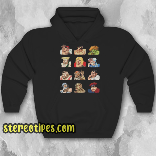 Street Fighter Losing Face Hoodie