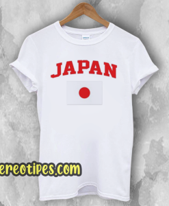 White Japan Flag T-Shirt