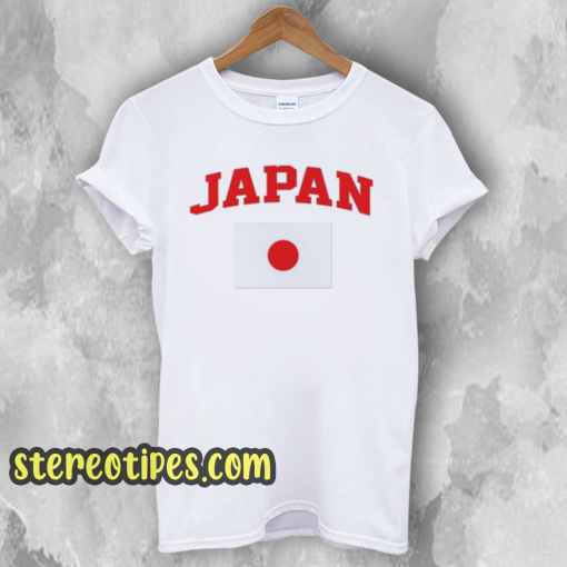 White Japan Flag T-Shirt