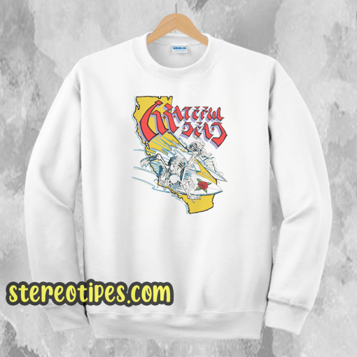 Grateful Dead Vintage Surfing 1987 Sweatshirt