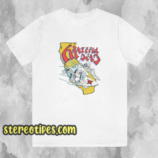 Grateful Dead Vintage Surfing 1987 T Shirt