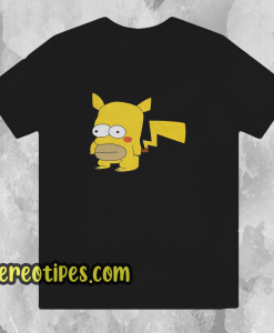 Homer Pikachu Funny T-Shirt