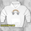 Louis Tomlinson Rainbow Skeleton Hands Hoodie