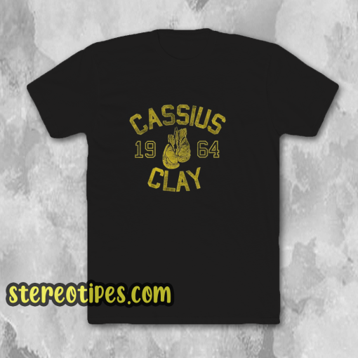 Muhammad Ali Cassius Clay Black Heather T-Shirt