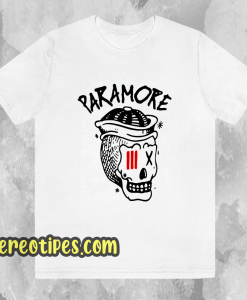 Paramore Skull T Shirt