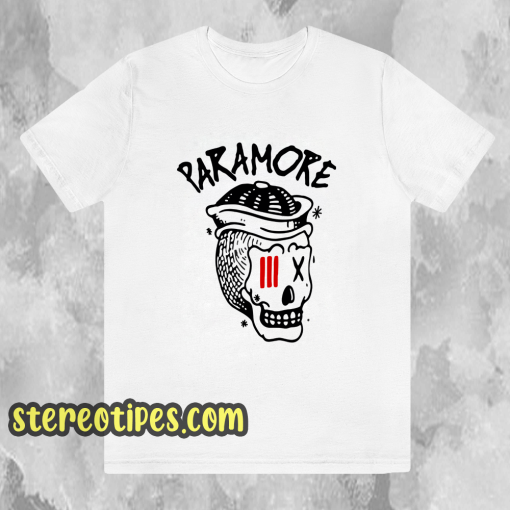 Paramore Skull T Shirt