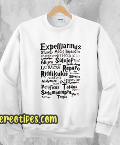 Expelliarmus riddikulus harry potter sweatshirt