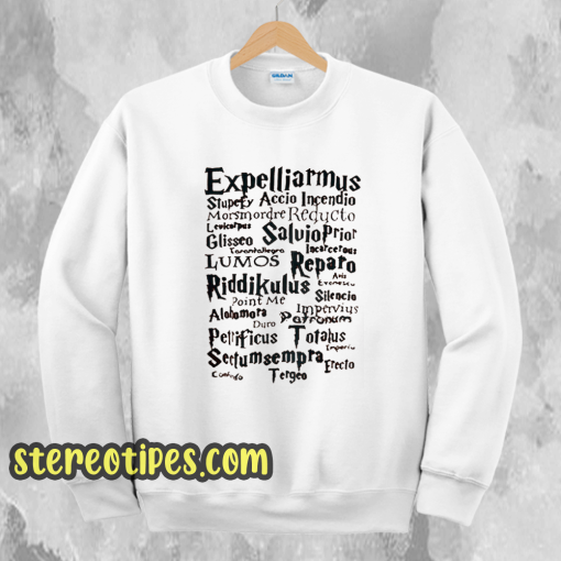 Expelliarmus riddikulus harry potter sweatshirt