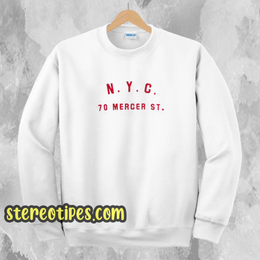 Nyc 70 mercer st sweatshirt