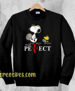 Roger federer snoopy team perfect sweatshirt