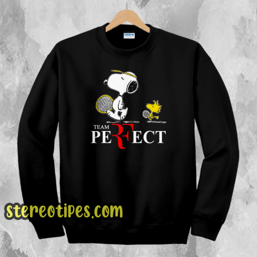 Roger federer snoopy team perfect sweatshirt