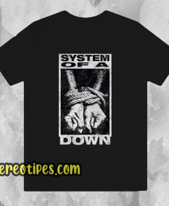 System of a down tied hands tshirt