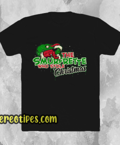 The Smurfrette who stole chrismas t shirt