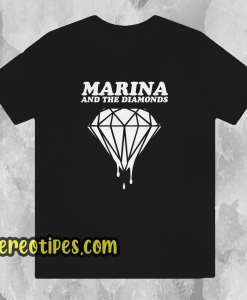 Marina and the diamonds tshirt blac