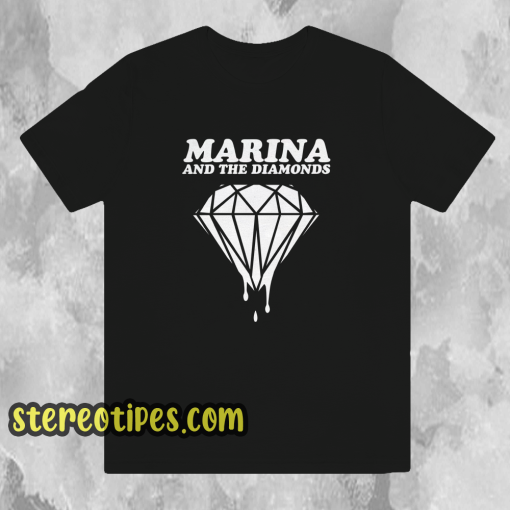 Marina and the diamonds tshirt blac