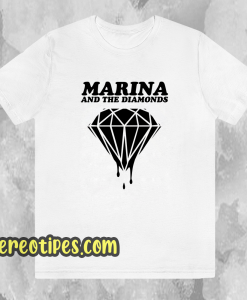 Marina and the diamonds tshirt white