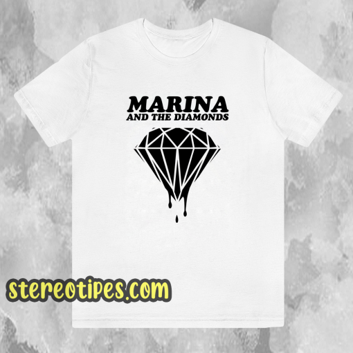 Marina and the diamonds tshirt white