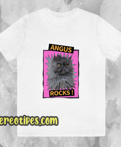 Angus Rocks cat T Shirt