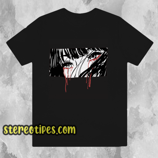 Crying Girl Manga T-shirt