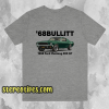 Steve McQueen 68 Bullitt Mustang 390 GT retro t-shirt