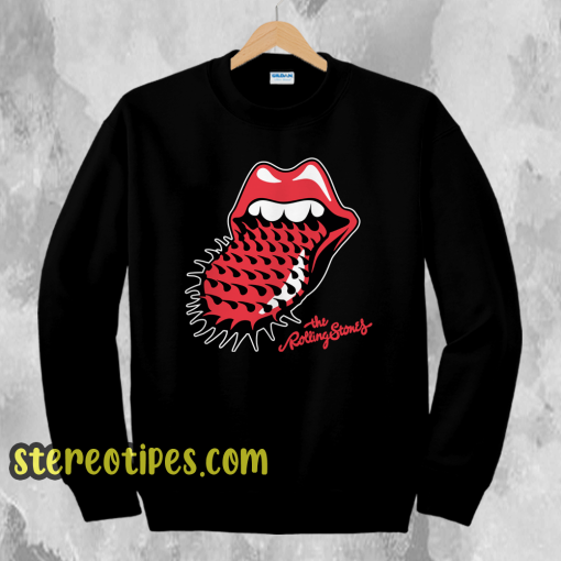 The Rolling Stones Spiked Tongue Sweatshirt