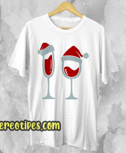 Christmas Wine Santa Cuttable T Shirt