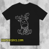 Cute Christmas Reindeer T-shirt