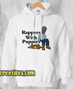 Dog Limited Rappers With Puppies Pink Hoodie