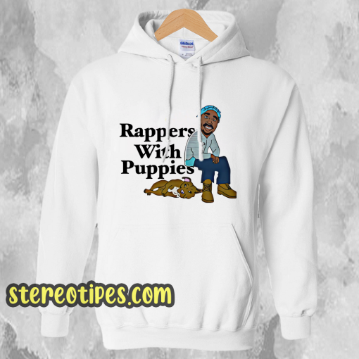 Dog Limited Rappers With Puppies Pink Hoodie