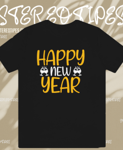 Happy New Year T-shirt TPKJ1