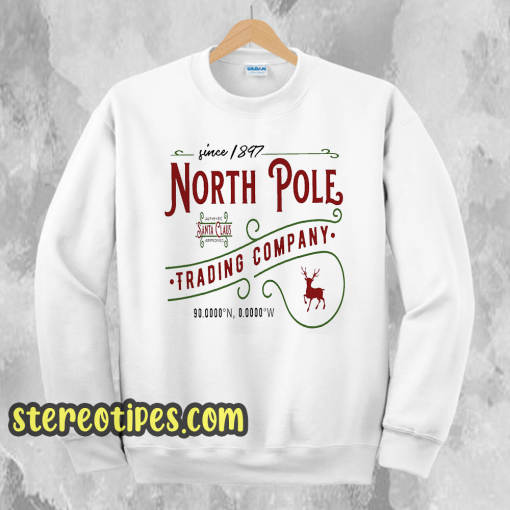 North Pole Christmas Sweatshirt