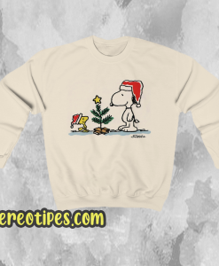 Snoopy tree christmas Sweatshirt