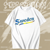 Sweden Script World Cup 2022 T Shirt TPKJ1