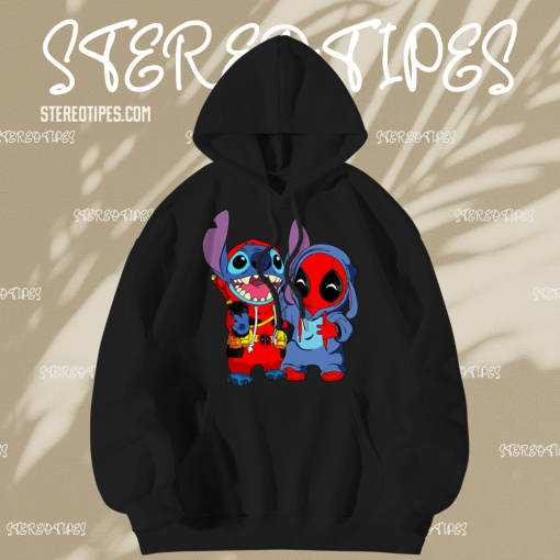 Deadpool And Stitch Hoodie TPKJ1