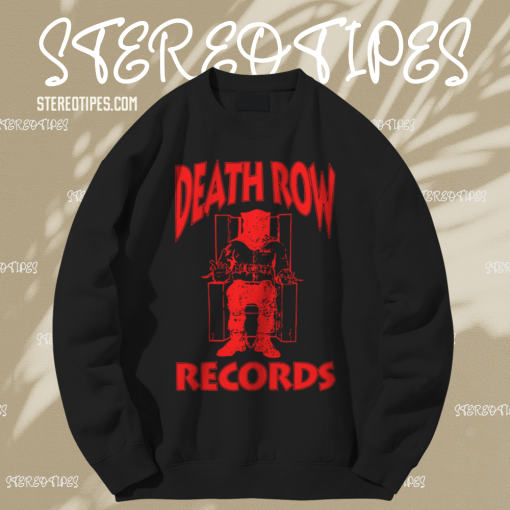 Death Row Records Sweatshirt TPKJ1