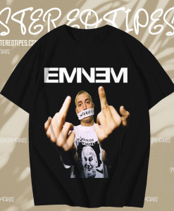 Eminem Middle Finger Band T-Shirt TPKJ1