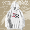 Flaming Soccer Hoodie TPKJ1