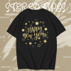 Happy New Year Sign T Shirt TPKJ1