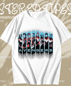 Marvel Avengers Endgame Grid Panel T-Shirt TPKJ1