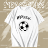 Soccer Winner Goal Champion Soccer Ball Football T Shirt TPKJ1