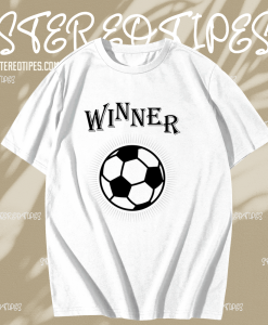 Soccer Winner Goal Champion Soccer Ball Football T Shirt TPKJ1